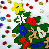 Дитяча розвивальна іграшка шнурівка "Новорічна ялинка", фото 6