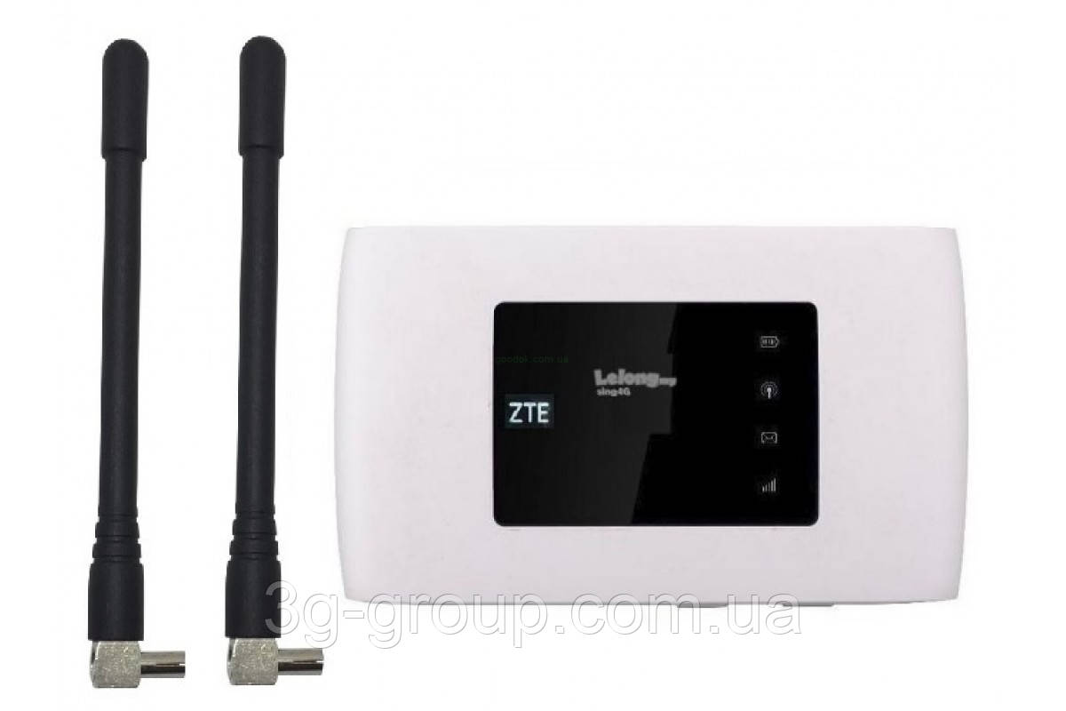 4G Wi-Fi роутер ZTE MF920U + 2 антени 3 dBi