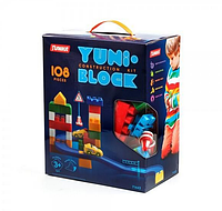 Конструктор детский "YUNI-BLOK" 108 деталей, в кор. 38*31*18см, ТМ Юника, Украина