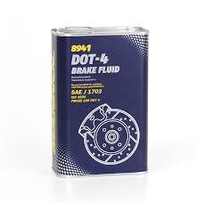 Гальмівна рідина Mannol 8941 DOT-4 1 л метал