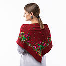 Японська вовняна хустка 75х75см, фото 3