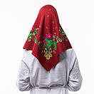 Японська вовняна хустка 75х75см, фото 2