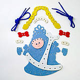 Дитяча розвивальна іграшка шнурівка "Снігуронька", фото 3