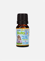 Вітамін Д3 для дітей California Gold Nutrition Baby Vitamin D3 Drops 400 IU 10 ml, фото 4