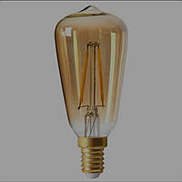 Лампа филаментная LED 8Вт ST64 Е27 бронза