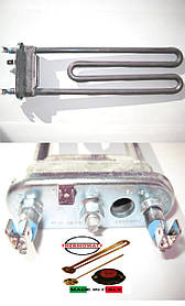 Тен для пральної машини 1950 вт 230 мм Whirlpool, Zanussi, Elektrolux.