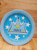 Тарілки в стилі "Prince" 10 шт. паперові одноразові 18см.