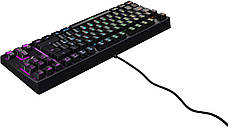 Клавіатура ігрова Xtrfy K4 TKL RGB Kailh Red USB Чорний (XG-K4-RGB-TKL-R-UKR), фото 6