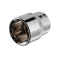 Голівка шестигранна 1/2", 23мм*38мм, Cr-V INTERTOOL ET-0023