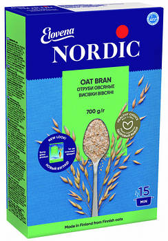 Висівки вівсяні Nordic/Нордік, 700г.