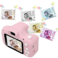 Компактний дитячий фотоапарат GM14/X200 MIX цифровий, з USB-кабелем, для дітей іграшка фото.