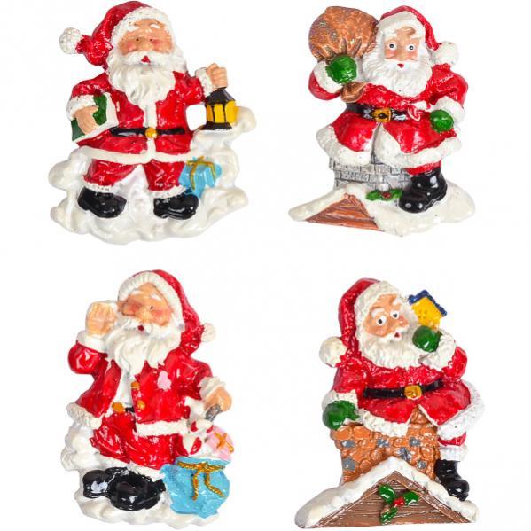 Магніт новорічний Сніговик, Дід мороз, фото 1