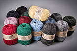 Пряжа напіввовняна Vivchari Semi-Wool, Color No.407 болотний, фото 4