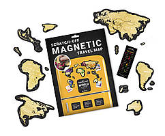 Скретч карта Travel Мар World MAGNETIC