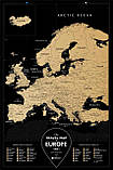 Скретч-карта Європи TRAVEL MAP EUROPE BLACK, фото 3