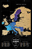 Скретч-карта Європи TRAVEL MAP EUROPE BLACK, фото 7