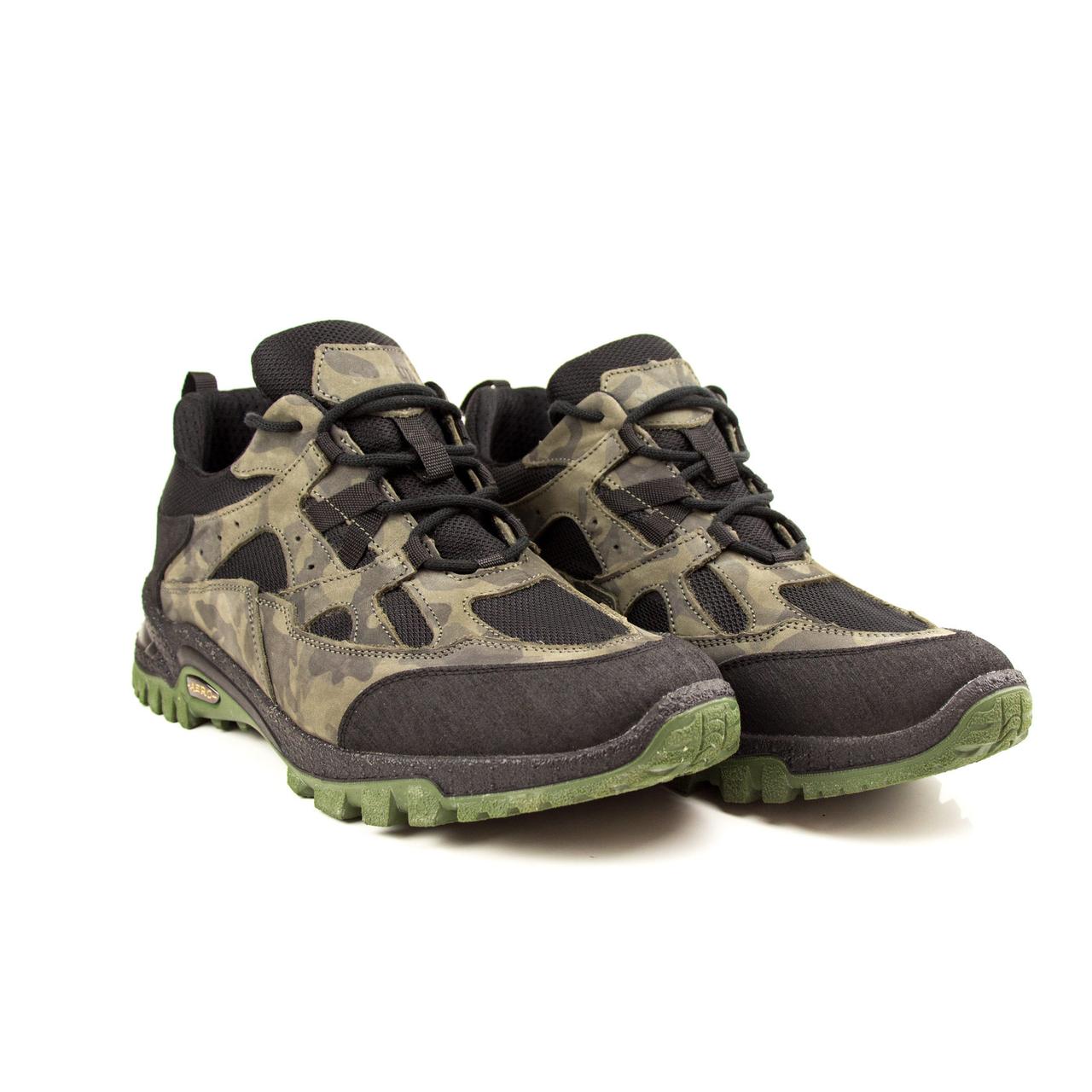 Тактические треккинговые кроссовки STIMUL "TEXAS black/camo" крейзи кожа/Кордура зимние (+100грн.), демисезон