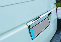 Volkswagen T4 Caravelle/Multivan Планка над номером (нерж.) Распашные двери, Carmos - Турецкая сталь