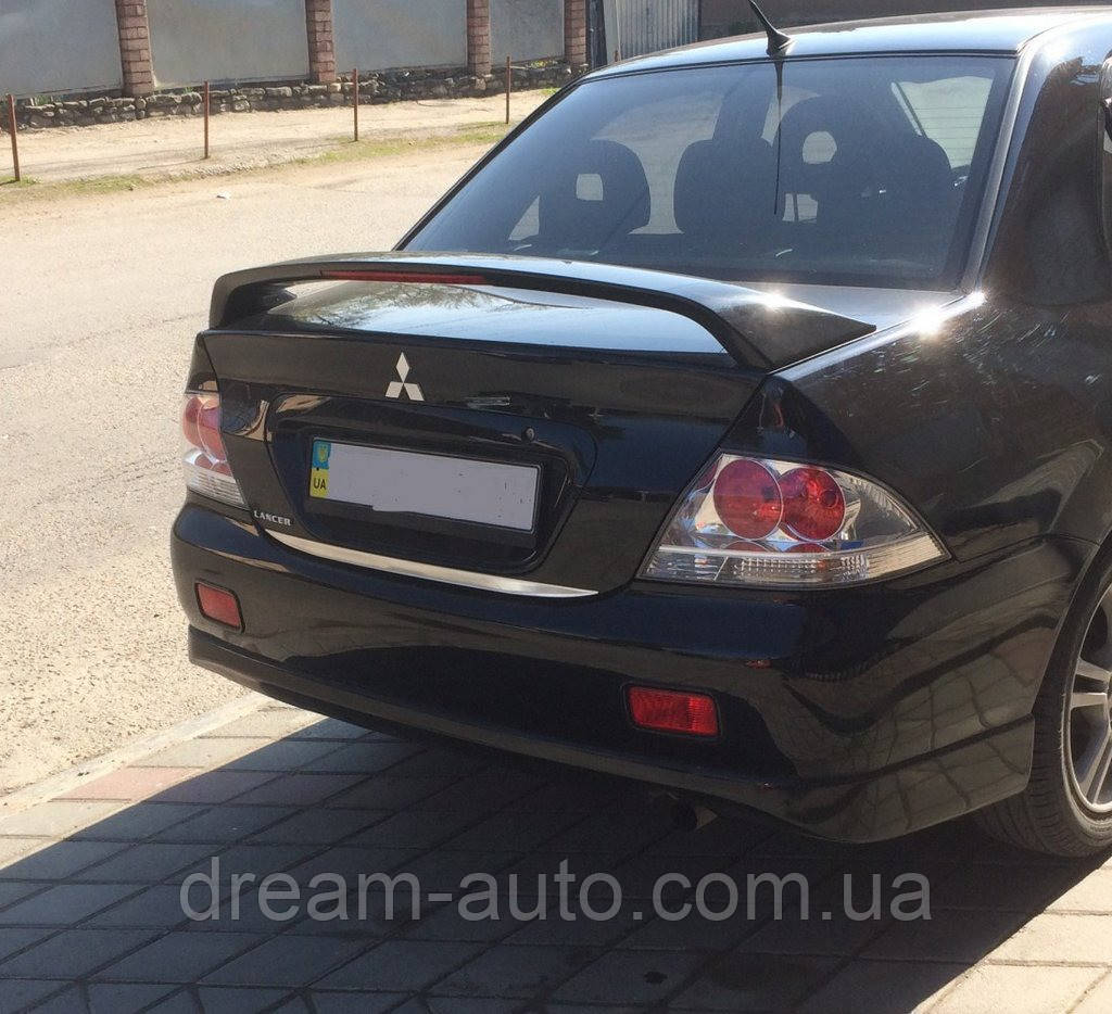 Mitsubishi Lancer 9 2004-2008 рр. Крайка багажника (нерж.)