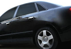 Audi A4 B7 2004-2008 рр. Нижні молдинги скел (4 шт., неірж)