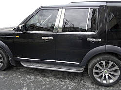 Land Rover Discovery III Молдинг дверних стійок (6 шт., неірж.)