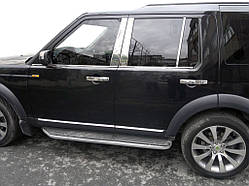 Land Rover Discovery IV Окантовка скла (4 шт., неірж.)