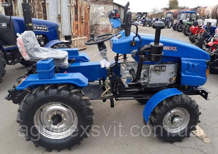 Мототрактор DW 180RXL в комплекті з Фрезою і Плугом.