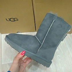 Уггі жіночі сірі замш змійка Ugg Australia Original