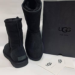 Чоловічі ugg Уггі чорні замш класік Оригінал!