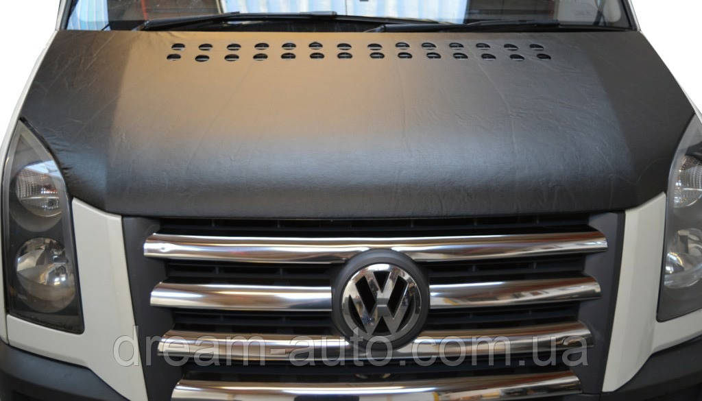 Volkswagen Crafter 2006-2017 рр. Чохол капота (шкіразамінник)