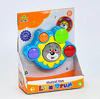 Музична брязкальце-барабан Лев у коробці