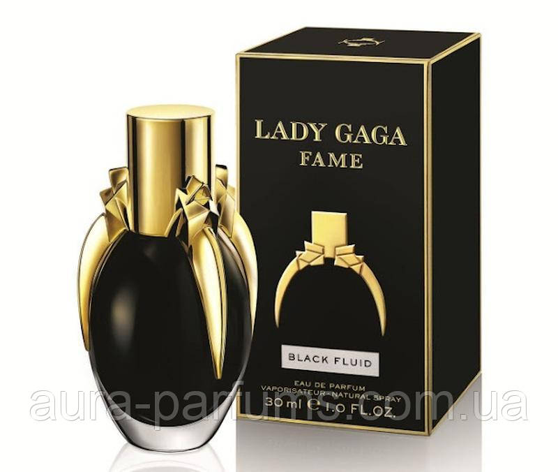 Женские духи Lady Gaga Fame Black Fluid Парфюмированная вода 30 ml/мл оригинал - фото 1 - id-p281816658
