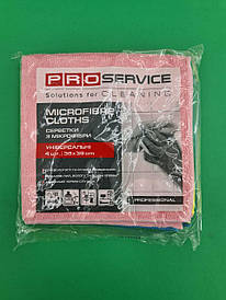 PRO серветки мікрофібра Professional (38*38) 4шт (1 пач.)