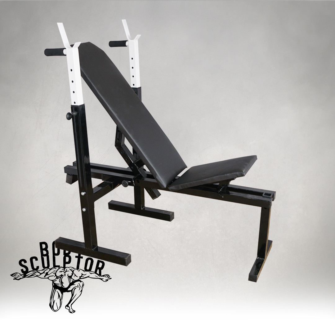 Лавка для жиму зі стійками, фото 1