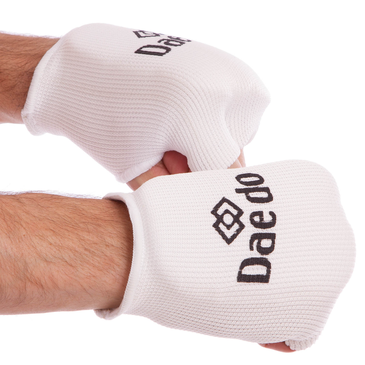 Защита рук для каратэ накладки DAEDO белые BO-5487, M - фото 1 - id-p1301157526
