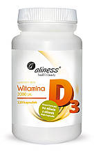 Вітамін D3 2000 j.m. 120 caps, Aliness