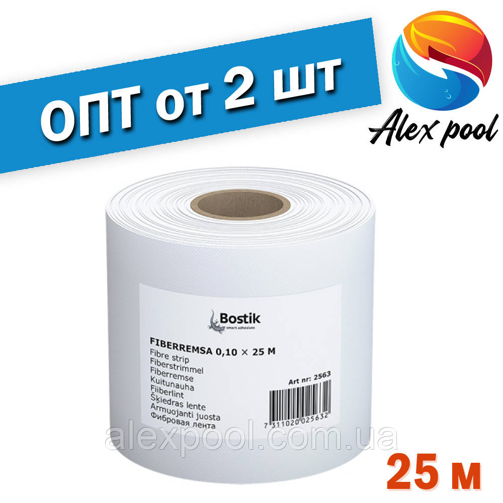 Bostik Fiberremsa - стрічка армірувально-гідроізоляційна, 25 м