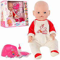 Кукла интерактивная Warm Baby пупс функциональный BB 8001-6 с аксессуарами