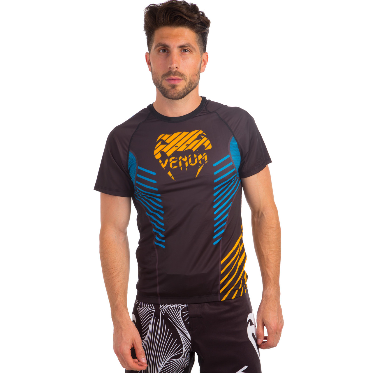 Спортивная Футболка Рашгард с Коротким Рукавом VENUM PLASMA CO-8139, L ...