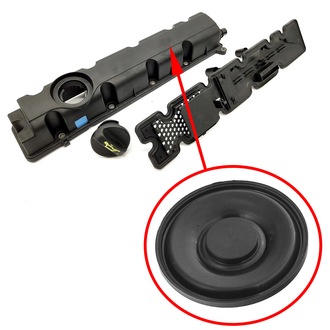 Мембрана клапанної кришки Peugeot/Citroen 1.8/2.0L 0248R6 9656819980