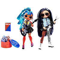 Набор ЛОЛ Рок Дуэт с двумя куклами LOL Surprise OMG Remix Rocker Boy and Punk Grrrl MGA 567288