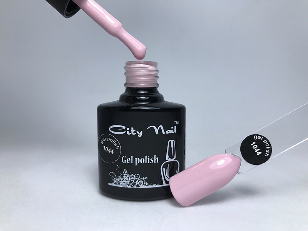 Світло рожевий пудровий гель лак CityNail 1044 Рожевий гель-лаку Блідо-рожевий гель лак преміум клас, фото 1