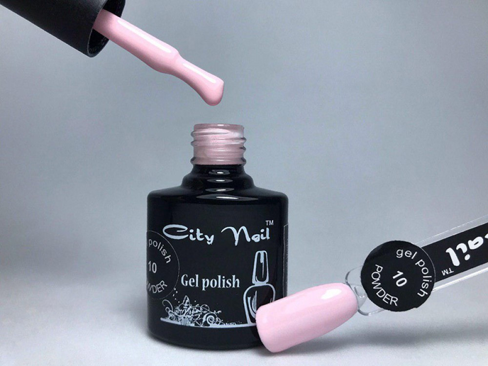 Світло рожевий пудровий гель лак CityNail Рожевий гель-лаку Блідо-рожевий гель лак Пастельні гель-лаки
