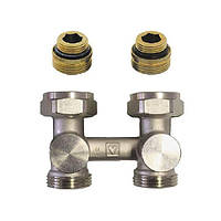 Прямий вузол нижнього підключення з переходами HERZ 3000 3/4F(E)х3/4