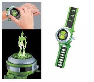 Проєкційний годинник Бен 10 зі звуком і світлом — Ben10 Omnitrix Projecto бен тен