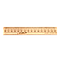 Лінійка Дерев'яна 15 см надрукована, тільки опт від 100 шт AS-0660, К-4064, фото 2