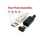 Білий Micro USB, штекер-роз'єм для зарядного пристрою, фото 5