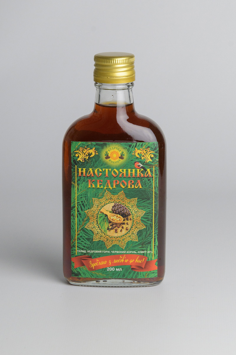 Настоянка «Кедрова» 200мл, фото 1