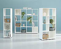 Розділювач кімнати . стелаж на 8 полиць білий hotdeal, фото 3