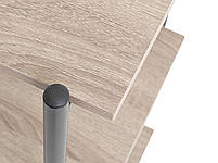 Стелаж офісний на 3 полиці дуб / білий hotdeal, фото 6